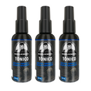 Kit c/ 3 Tônicos para Crescimento e Redução de Queda da Barba e do Cabelo (6 Meses de Uso)