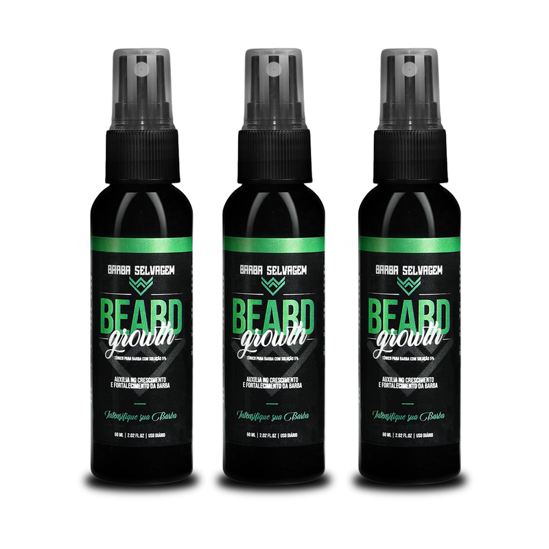 3 Beard Growth - Composto para Crescimento de Barba